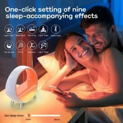 Global Goods GlobalGoods ® - Multifunctionele 5-in-1 Wake-up Light - Inclusief Nederlandse Handleiding - Wekkerradio - Bluetooth Speaker - Lichtwekker - Smart Clock - WiFi - Slaaptrainer - Slaaphulp - Noise Machine - Google Home | Amazon Alexa -Beurer store 550x550 669