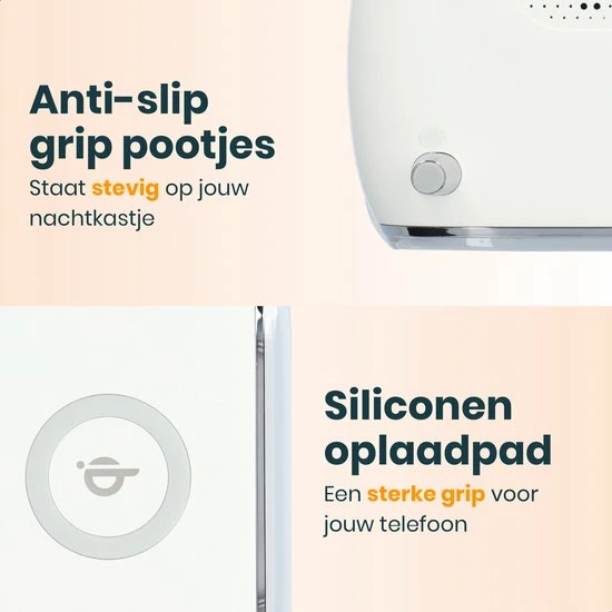 BalkaVision® Wake Up Light – Draadloze Oplader – Digitale Wekker – Lichtwekker- Met Nederlandse Handleiding En Gratis E-book - Afbeelding 5