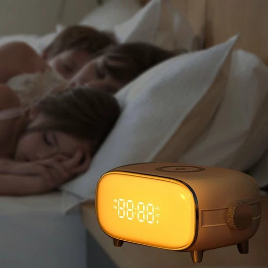 BalkaVision® Wake Up Light – Draadloze Oplader – Digitale Wekker – Lichtwekker- Met Nederlandse Handleiding En Gratis E-book - Afbeelding 11