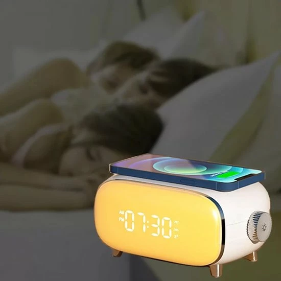 BalkaVision® Wake Up Light – Draadloze Oplader – Digitale Wekker – Lichtwekker- Met Nederlandse Handleiding En Gratis E-book - Afbeelding 12