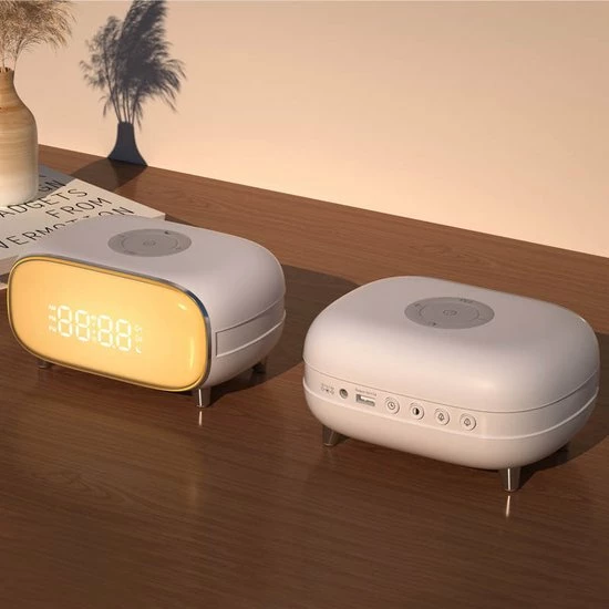 BalkaVision® Wake Up Light – Draadloze Oplader – Digitale Wekker – Lichtwekker- Met Nederlandse Handleiding En Gratis E-book - Afbeelding 14