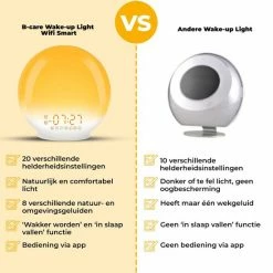 B-care Wake-up Light - Wifi Smart - Smart Life App - Lichtwekker - Wekkerradio - Slaaphulp - Digitale Wekker Met Lamp - Sfeerverlichting - FM-radio - Snooze Functie - 8 Natuurgeluiden - 2 Wektijden - 7 Kleuren - 20 Helderheidsaanpassingen 20 B-care Wake-up Light - Wifi Smart - Smart Life App - Lichtwekker - Wekkerradio - Slaaphulp - Digitale Wekker Met Lamp - Sfeerverlichting - FM-radio - Snooze Functie - 8 Natuurgeluiden - 2 Wektijden - 7 Kleuren - 20 Helderheidsaanpassingen -Beurer store 550x550 749