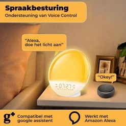 B-care Wake-up Light - Wifi Smart - Smart Life App - Lichtwekker - Wekkerradio - Slaaphulp - Digitale Wekker Met Lamp - Sfeerverlichting - FM-radio - Snooze Functie - 8 Natuurgeluiden - 2 Wektijden - 7 Kleuren - 20 Helderheidsaanpassingen 23 B-care Wake-up Light - Wifi Smart - Smart Life App - Lichtwekker - Wekkerradio - Slaaphulp - Digitale Wekker Met Lamp - Sfeerverlichting - FM-radio - Snooze Functie - 8 Natuurgeluiden - 2 Wektijden - 7 Kleuren - 20 Helderheidsaanpassingen -Beurer store 550x550 752