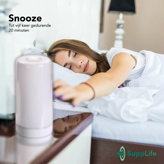 Supplife Wake-up Light - Inclusief Gratis E-book - Slaaptrainer - Wekker - Natuurlijke Geluiden - Afbeelding 5