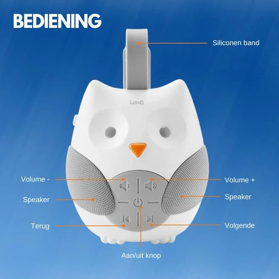 LunQ White Noise Muziek Machine - Slaaphulp - 12 Rustgevende Geluiden en Timerfunctie LunQ White Noise Muziek Machine - Slaaphulp - 12 Rustgevende Geluiden En Timerfunctie -Beurer store 550x550 810