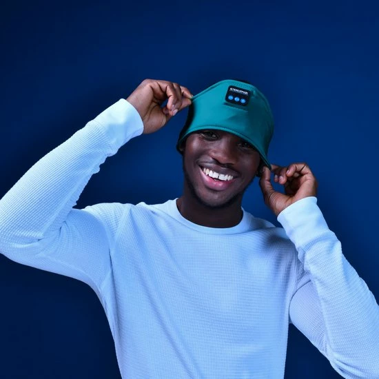 EverestPeak? Bluetooth Slaapmasker - Slaaptrainer - Met 3 In 1 Koptelefoon - 25x10CM - Groen - Afbeelding 14