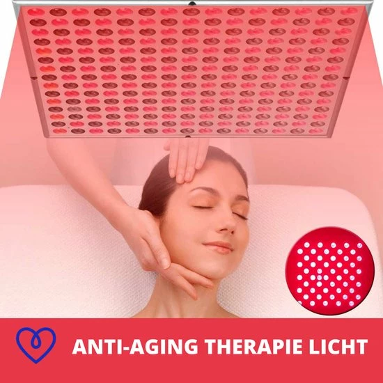 Magnificos - Infraroodlamp - Warmtelamp - Infrarood Panelen - Lichttherapie - Rood Licht Therapie - 225 Led Lampen - 45W - Afbeelding 3