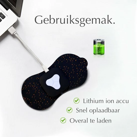 Blooming Baobab EMS Masseur - Elektrodentherapie Apparaat - Massageapparaat - Nek Massage - Rug Massage - Schouder Massage - Spier Massage - Draadloos Met Afstandsbediening - Zes Verschillende Standen - Oplaadbaar - Incl 2 Gelpads - Zwart 4 Blooming Baobab EMS Masseur - Elektrodentherapie Apparaat - Massageapparaat - Nek Massage - Rug Massage - Schouder Massage - Spier Massage - Draadloos Met Afstandsbediening - Zes Verschillende Standen - Oplaadbaar - Incl 2 Gelpads - Zwart - Afbeelding 2