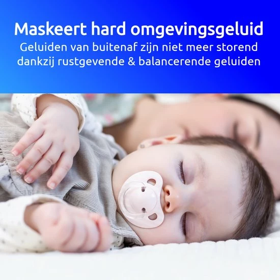 PuroTech White Noise Machine Baby - Witte Ruis - Slaaphulp - Slaaptrainer - Baby/Kinderen - Slaap Geluidsmachine - Afbeelding 6