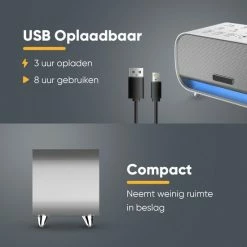 ProSova White Noise Machine - Deluxe Versie - Slaaphulp - Ruismachine - Slaaptrainer - Muziekdoosje - Witte Ruis Baby En Volwassenen - 24 Geluiden - Luchtreiniger - + Gratis (E)-Slaapboek -Beurer store 550x550 965