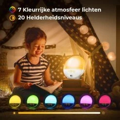 MW Shops Wake Up Light Met Wekker, Radio, Natuurgeluiden, Mobiele App - Wit -Beurer store 550x550 972
