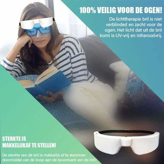 Bolke? Lichttherapielamp - Daglichtlamp - Lichttherapie - Lichttherapiebril - Daglichtbril - Lichttherapielamp Winterdepressie - Afbeelding 5
