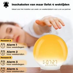 B-care Wake-up Light - Wifi Smart - Smart Life App - Lichtwekker - Wekkerradio - Slaaphulp - Digitale Wekker Met Lamp - Sfeerverlichting - FM-radio - Snooze Functie - 8 Natuurgeluiden - 2 Wektijden - 7 Kleuren - 20 Helderheidsaanpassingen 24 B-care Wake-up Light - Wifi Smart - Smart Life App - Lichtwekker - Wekkerradio - Slaaphulp - Digitale Wekker Met Lamp - Sfeerverlichting - FM-radio - Snooze Functie - 8 Natuurgeluiden - 2 Wektijden - 7 Kleuren - 20 Helderheidsaanpassingen -Beurer store 550x551 9