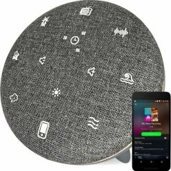 Boostiv® White Noise Machine Baby - Witte Ruis Baby - Slaaptrainer - Lichttherapie - Slaaphulp - Slaap Geluidsmachine - Ademend Licht