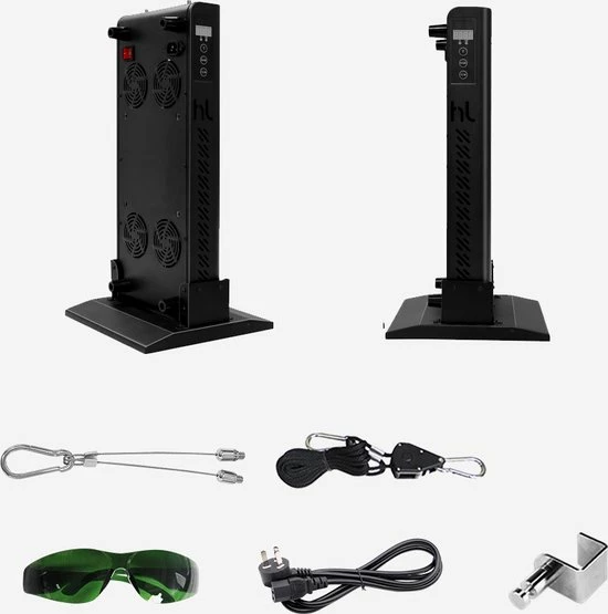 HEALING LIGHTS Noir 120 - Rood Licht Therapie Led Lamp Collageen Booster Infrarood LED Lamp Licht Therapie - Afbeelding 4