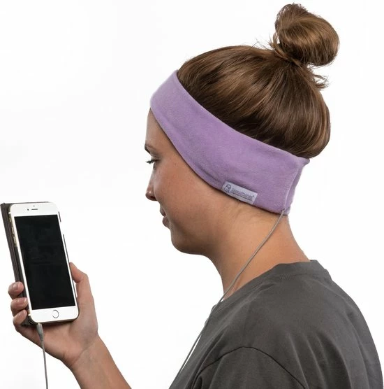 SleepPhones? Classic Fleece Lavendel - Large/Extra Large - Afbeelding 3