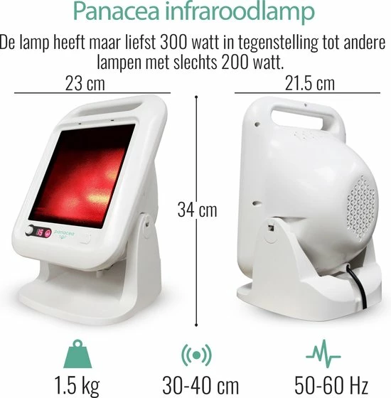 Panacea Infraroodlamp Voor Spieren En Gewrichten Infrarood Paneel 300w - Afbeelding 12