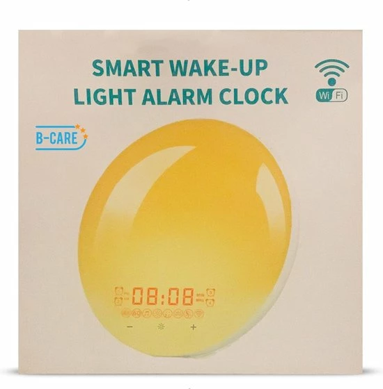 B-care Wake-up Light - Wifi Smart - Smart Life App - Lichtwekker - Wekkerradio - Slaaphulp - Digitale Wekker Met Lamp - Sfeerverlichting - FM-radio - Snooze Functie - 8 Natuurgeluiden - 2 Wektijden - 7 Kleuren - 20 Helderheidsaanpassingen 16 B-care Wake-up Light - Wifi Smart - Smart Life App - Lichtwekker - Wekkerradio - Slaaphulp - Digitale Wekker Met Lamp - Sfeerverlichting - FM-radio - Snooze Functie - 8 Natuurgeluiden - 2 Wektijden - 7 Kleuren - 20 Helderheidsaanpassingen - Afbeelding 14
