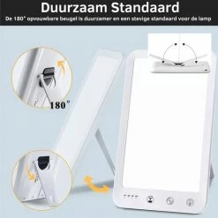 Merkloos Daglichtlamp - Maui Enterprises Gezichtslamp - Lichttherapie Lamp - Bureaulamp - Anti-depressielamp ? Inclusief Kabel En Stekker - 10.000 Lux 11 Merkloos Daglichtlamp - Maui Enterprises Gezichtslamp - Lichttherapie Lamp - Bureaulamp - Anti-depressielamp ? Inclusief Kabel En Stekker - 10.000 Lux -Beurer store 550x560 9