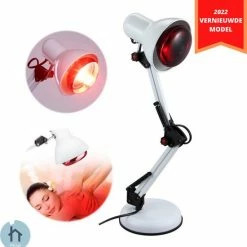 Thuys Infraroodlamp - Warmtelamp Verstelbaar- Infrarood Lampen Voor Spieren - Duurzame Hittelamp - 220V - 150W