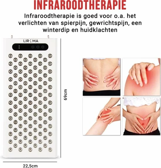 LIROMA? LED Infraroodlamp - 4 Golflengten - Timer - Lichttherapie - Fibromyalgie - Rood Licht Therapie ? Collageen Lamp - Black Friday 2022 Deals 11 LIROMA? LED Infraroodlamp - 4 Golflengten - Timer - Lichttherapie - Fibromyalgie - Rood Licht Therapie ? Collageen Lamp - Black Friday 2022 Deals - Afbeelding 9