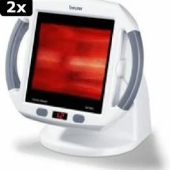 2x Beurer IL50 - Infraroodlamp - Timer - 300 Watt - Groot Oppervlak