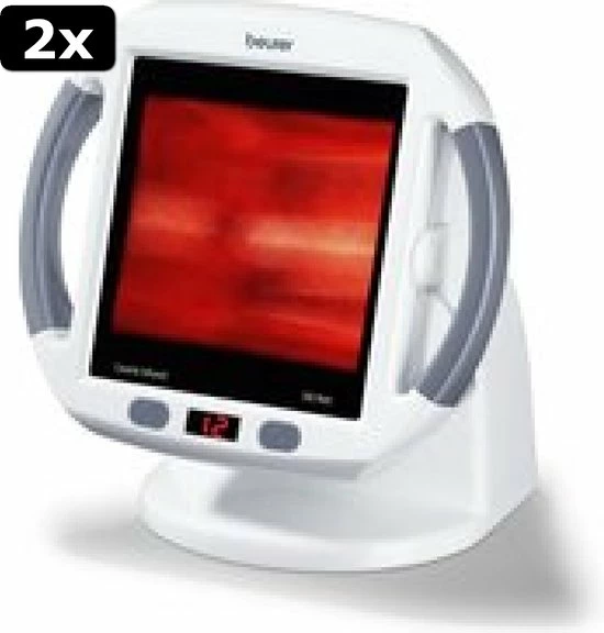 2x Beurer IL50 - Infraroodlamp - Timer - 300 Watt - Groot Oppervlak 3 2x Beurer IL50 - Infraroodlamp - Timer - 300 Watt - Groot Oppervlak