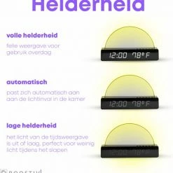 Boostiv Wake Up Light - Speaker Radio - Slaaphulpen - Bluetooth - Wekkerradio - Nachtlampje - Digitale Wekker - Wekker - Ambilight - Radio's -Beurer store 550x578