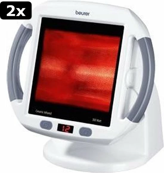 2x Beurer IL50 - Infraroodlamp - Timer - 300 Watt - Groot Oppervlak 12 2x Beurer IL50 - Infraroodlamp - Timer - 300 Watt - Groot Oppervlak - Afbeelding 10