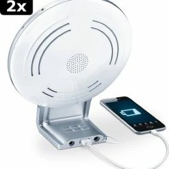 2x Beurer WL75 - Wake-up Light - Radio - Nachtlamp - Bluetooth 18 2x Beurer WL75 - Wake-up Light - Radio - Nachtlamp - Bluetooth -Beurer store 550x585 5