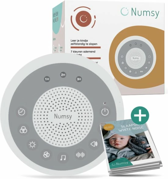 Numsy? Lumi White Noise Machine Baby - Witte Ruis Apparaat Volwassen - Slaaptrainer Kinderen - Geluidsmachine - Baarmoeder En Hart 3 Numsy? Lumi White Noise Machine Baby - Witte Ruis Apparaat Volwassen - Slaaptrainer Kinderen - Geluidsmachine - Baarmoeder En Hart