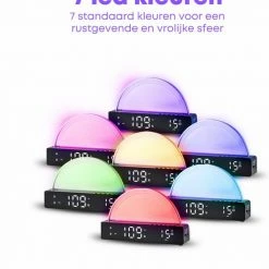 Boostiv Wake Up Light - Speaker Radio - Slaaphulpen - Bluetooth - Wekkerradio - Nachtlampje - Digitale Wekker - Wekker - Ambilight - Radio's -Beurer store 550x603 1