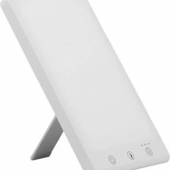 G&S Commerce Daglichtlamp - Lichttherapie - Led - Daglichtlampen - ( Inclusief GRATIS OpbergHoes ) - Licht Therapielamp - Lamp - Compact En Dun - Kantoor - Bureau - Winterdepressie - Voor Thuis - Thuiswerken - Energielamp - Black Friday 2021 Deals