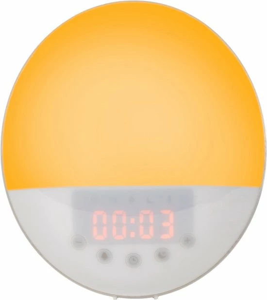 Silvergear Wake Up Light Wekker - Wekker Met Licht - Radio - Wit - Afbeelding 16