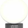 Lexon - Lexon Miami Sunrise Clock & Light White/Black Marble