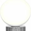 Lexon - Lexon Miami Sunrise Clock & Light White/White Marble