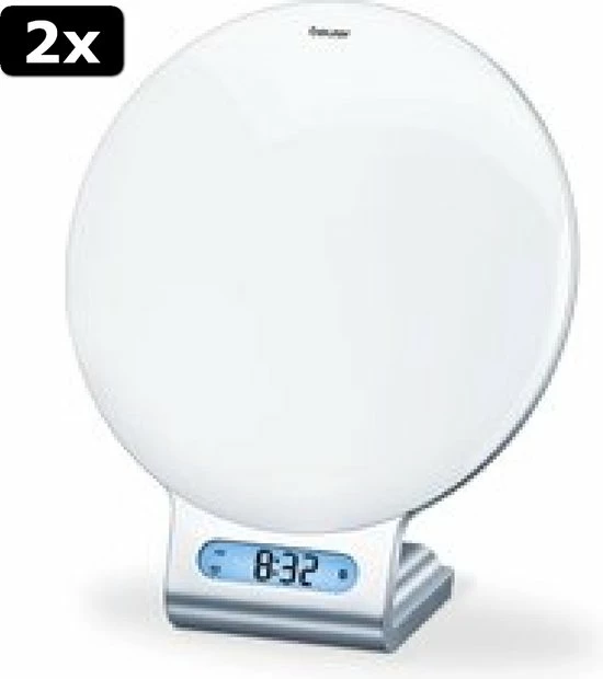 2x Beurer WL75 - Wake-up Light - Radio - Nachtlamp - Bluetooth 3 2x Beurer WL75 - Wake-up Light - Radio - Nachtlamp - Bluetooth