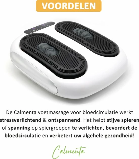 CALMENTA - Bloedcirculatieapparaat - Voor Benen, Voeten En Rug - Bloedsomloop Verbeteren - Voetmassage Apparaat - Beentrainer - Trilplaat - Bloedcirculatie Apparaat - Black Friday 2022 Deals - Afbeelding 13