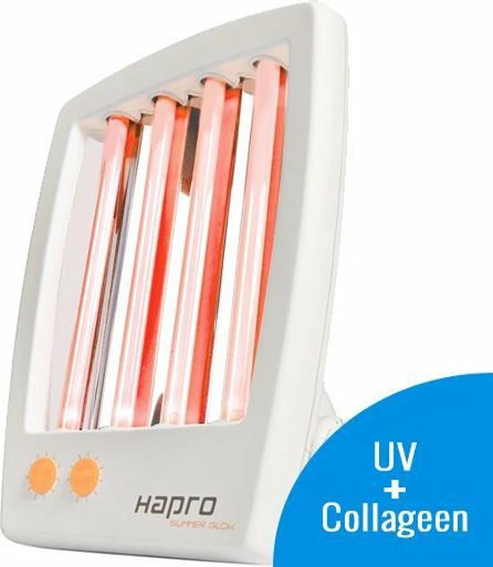 Hapro Summer Glow HB 175+ Gezichtsbruiner - Uv&Collageen - Huidverbeterend - 2 Jaar Garantie 3 Hapro Summer Glow HB 175+ Gezichtsbruiner - Uv&Collageen - Huidverbeterend - 2 Jaar Garantie
