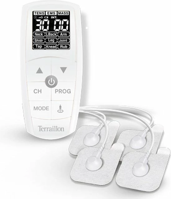 Terraillon Trio Care - Pijn Therapie (TENS) & Spier Stimulatie (EMS) & Massage