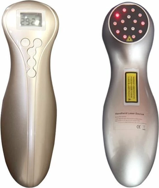 Laeq 2022 Editie (Gold): Handheld Laser-therapy Device, Een Hoogwaardige Softlaser Therapie Handheld Met Beschermbril, Low Level Laser 2020 Versie.