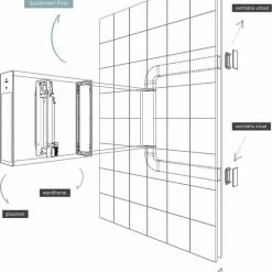 Sunshower Pure - Inbouw - Infrarood - 62x20x10 Cm - Douche - Solarium - Aluminium - Wit -Beurer store 550x656 1