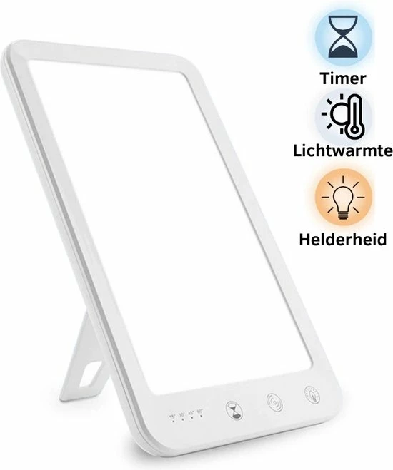 Merkloos Daglichtlamp - Maui Enterprises Gezichtslamp - Lichttherapie Lamp - Bureaulamp - Anti-depressielamp ? Inclusief Kabel En Stekker - 10.000 Lux 3 Merkloos Daglichtlamp - Maui Enterprises Gezichtslamp - Lichttherapie Lamp - Bureaulamp - Anti-depressielamp ? Inclusief Kabel En Stekker - 10.000 Lux