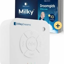 Diley Dreams? Diley Dreams Milky Slaaptrainer ? Witte Ruis ? White Noise Machine - Geschikt Voor Baby, Kinderen En Volwassen
