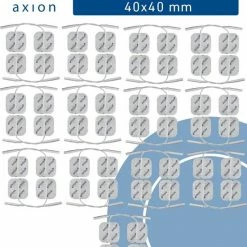Axion - 52 Elektrode Blokken 4x4 Cm - EMS En TENS - Herstel - Spier- En Gewrichtspijn - Zelfklevend -Beurer store 550x674 4