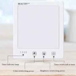 Beactiff Daglichtlamp Met Timer, Kleur En Sterkte Traploos Instelbaar, Lichttherapie-lamp/energielamp/ Winterdepressie Energylight-Energyup Sunlight LED SAD Light, Zonlicht Lamp 2.000 Tot 10.000 Lux -Beurer store 550x687 4