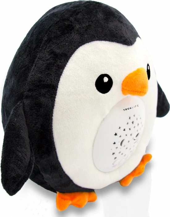 TrueLife Slaaptrainer En White Noise Machine En Sterrenprojector – Knuffel Pinguïn – Slaapgeluiden – Witte Ruis – Baby - Peuter - Afbeelding 13