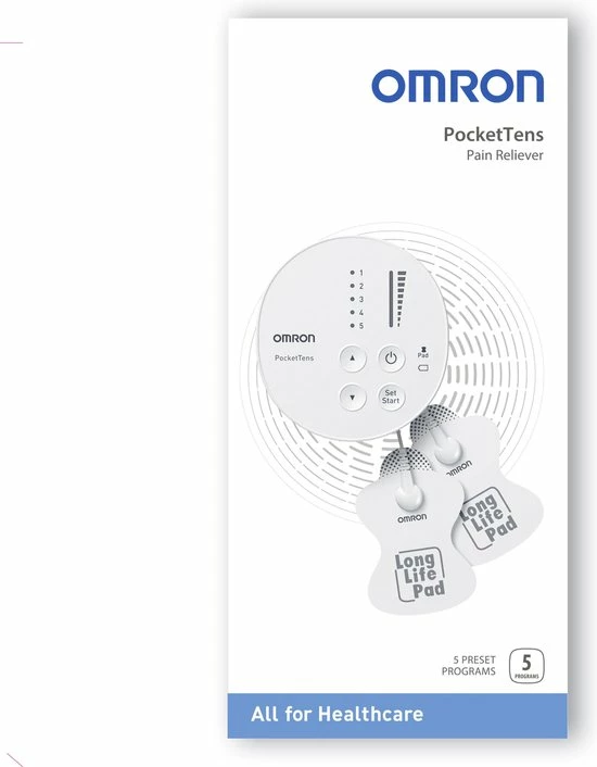 OMRON PocketTens Tens Apparaat - Elektrodentherapie - Spierstimulatie - Verlicht Spier & Gewrichtspijn - Draagbaar Ontwerp 8 OMRON PocketTens Tens Apparaat - Elektrodentherapie - Spierstimulatie - Verlicht Spier & Gewrichtspijn - Draagbaar Ontwerp - Afbeelding 6
