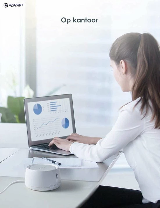 Gadgetplace White Noise Machine Met 30 Geluiden - Voor Baby & Volwassenen - 30 Geluidniveaus - Witte Ruis - Slaaphulp - Slaaptrainer - Slaap Geluidsmachine - Afbeelding 5