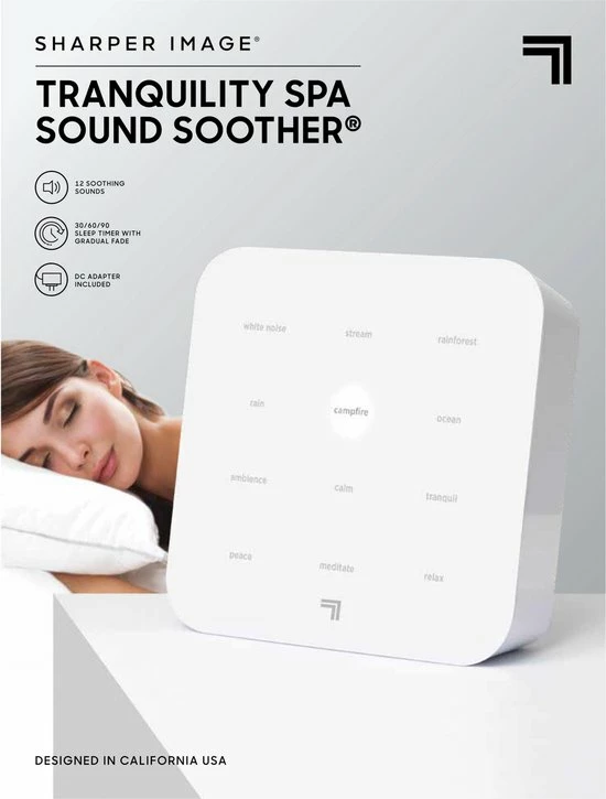 Sharper Image White Noise Machine - Slaaptrainer – Slaaphulp - Baby - Volwassenen - Afbeelding 13